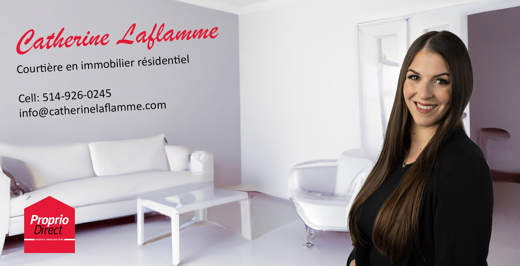 Catherine Laflamme, Courtier Immobilier Résidentiel à Mascouche, Terrebonne et sur la Rive Nord de Montréal, Appelez-moi au 514-926-0245